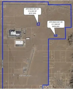 Apple Valley Industrial Land Available