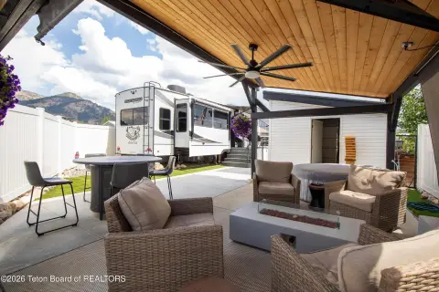 RV Park Model Site with Shelter