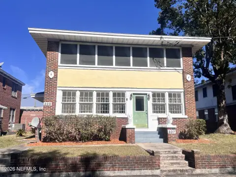 Two-Story Duplex with Covered Porch