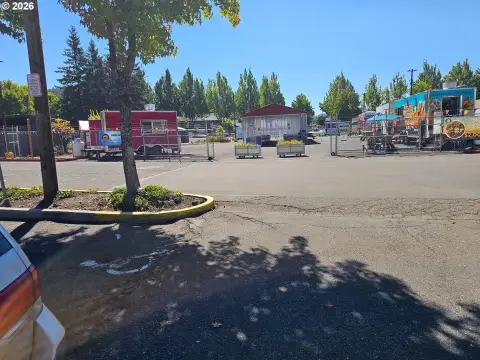 Conventional Restaurant with Food Cart Court
