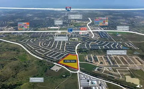Dual-Zoned Commercial Development Land