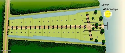 Waterfront Lots in Berwick, Louisiana