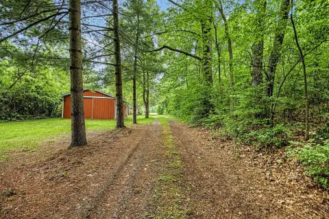 Land with Workshop Outbuildings