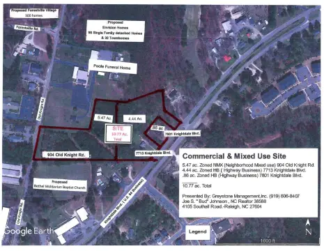 Commercial Land on Knightdale Boulevard