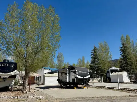 RV Park Lot with Trailer