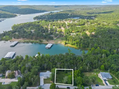 Lakefront Build Site with Utilities