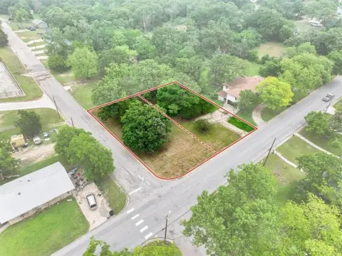 Residential Corner Lot with Trees