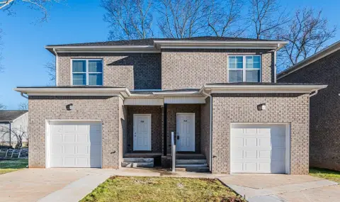 Brick Duplex with Garages