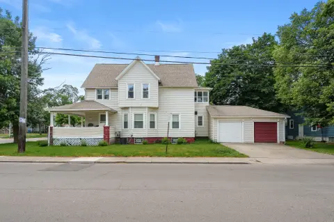 Corner Lot Duplex with Two Garages