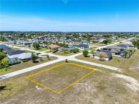 Oversized Cleared Lot in Cape Coral