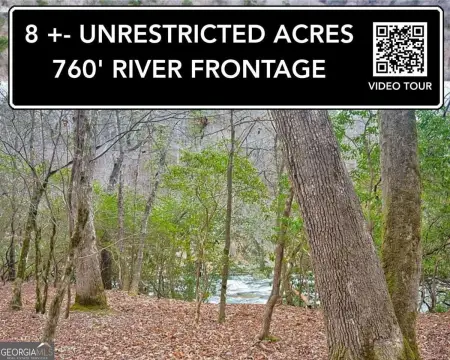 Riverfront Acreage in Ellijay, Georgia