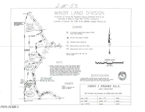 Land Parcel with Existing Ranch Home