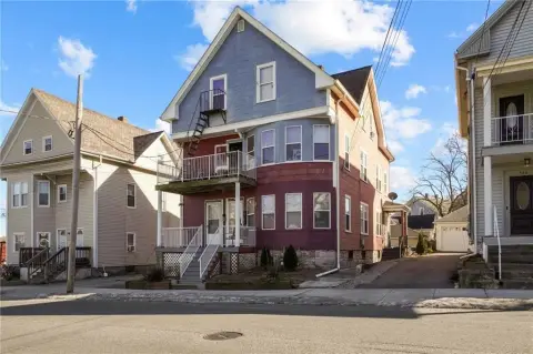 Woonsocket Triplex with Garage Stalls