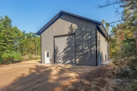 Pole Building with Overhead Door