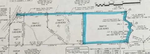 Wooded Land with Creek Frontage