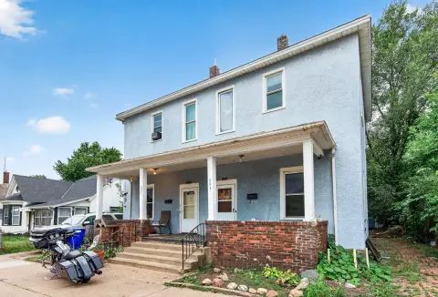 Duplex with Separate Garages