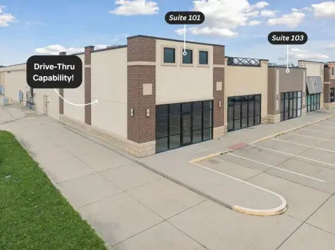 End-Cap Retail Space with Drive-Through