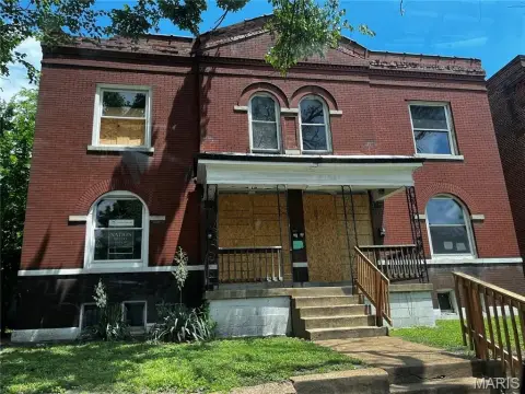 Four-Unit Apartment Building with Porches