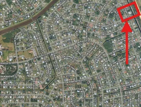 Port St. Lucie Canal Lot