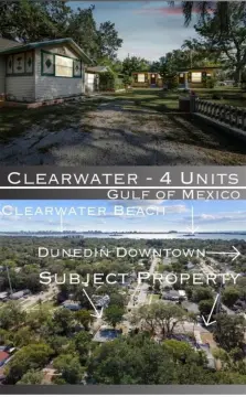 Clearwater Quadplex Near Pinellas Trail