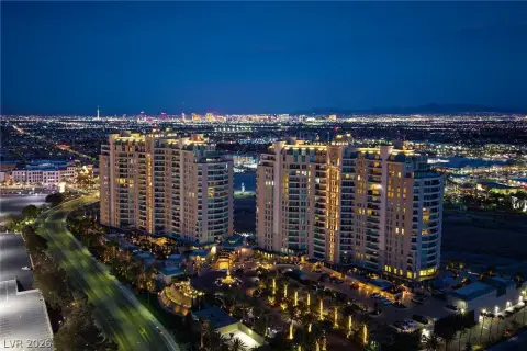 Refined Penthouse with Strip Views