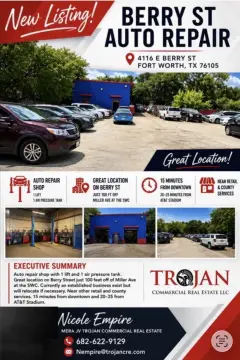 Automotive Repair Facility with Yard