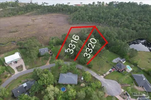 Oversized Lot with Bayou Views