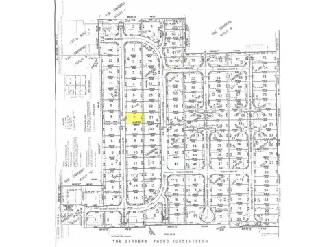 Residential Lots in Gardens Subdivision