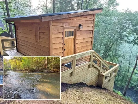 Riverfront Land with Tiny Treehouse