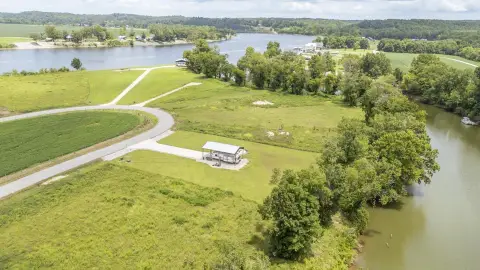 Waterfront Land with Pole Barn