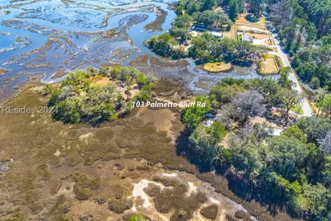 Marsh Front Property with Island