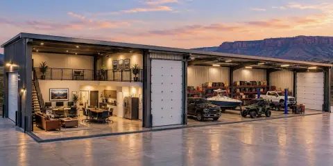 Flex Space with Oversized Overhead Door