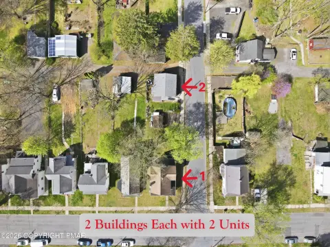 Quadplex with Two Buildings