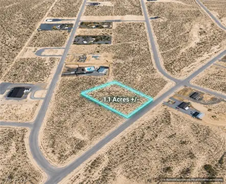 Flat Desert Land with Mountain Views