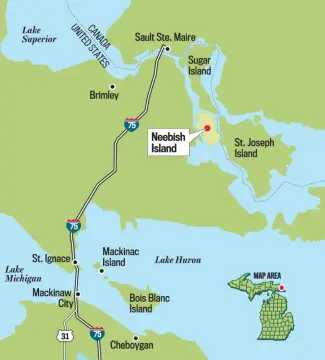 Neebish Island Wooded Land