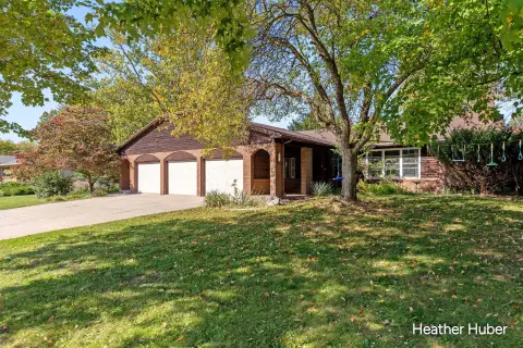 Duplex with Shared Three-Stall Garage