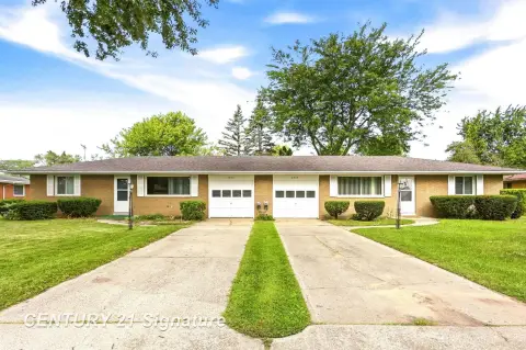 Brick Duplex with Garages