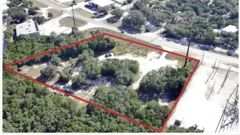 Fenced Commercial Land