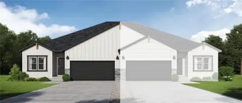 Ranch Duplex Side Under Construction
