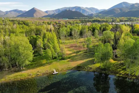 Blaine County Land with Lake
