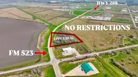 Angleton, TX Commercial Land