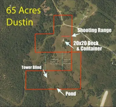 Hunting Land with Tower Blind Setup