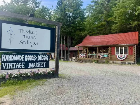 Log Retail Space with Workshop