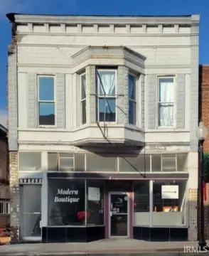 Downtown Mixed-Use Brick Building