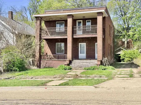 Brick Duplex With Rear Decks
