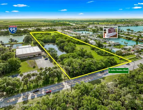 Light Industrial Land with Pond