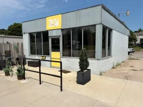 Concrete Storefront Building