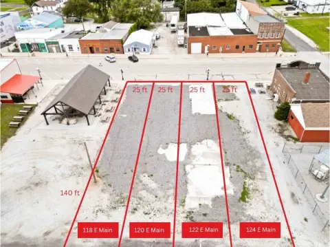Four Commercial Lots in TIF District