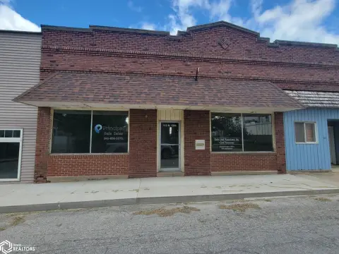 Brick Office Building with Display Windows