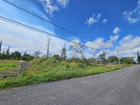Lightly Wooded Lot in Keaau